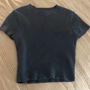 Rib Knit Sweater Top